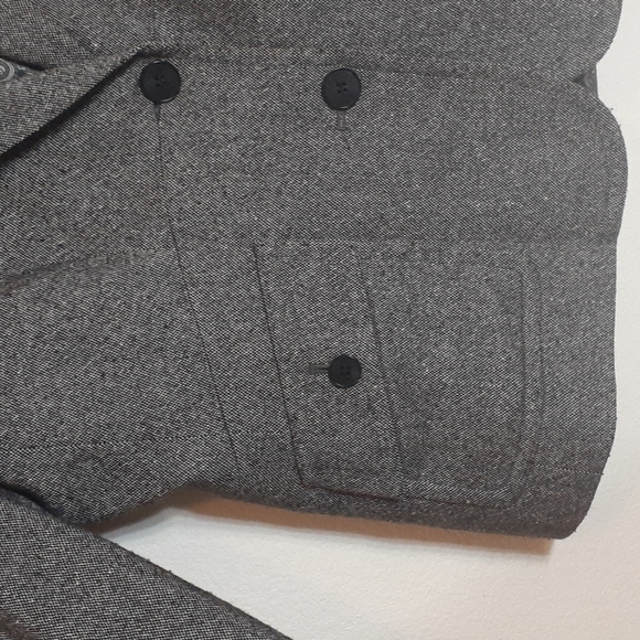 Talbots Womens Blazer Suit Jacket Gray Tweed Career Professional Business Size 6 - Picture 4 of 10